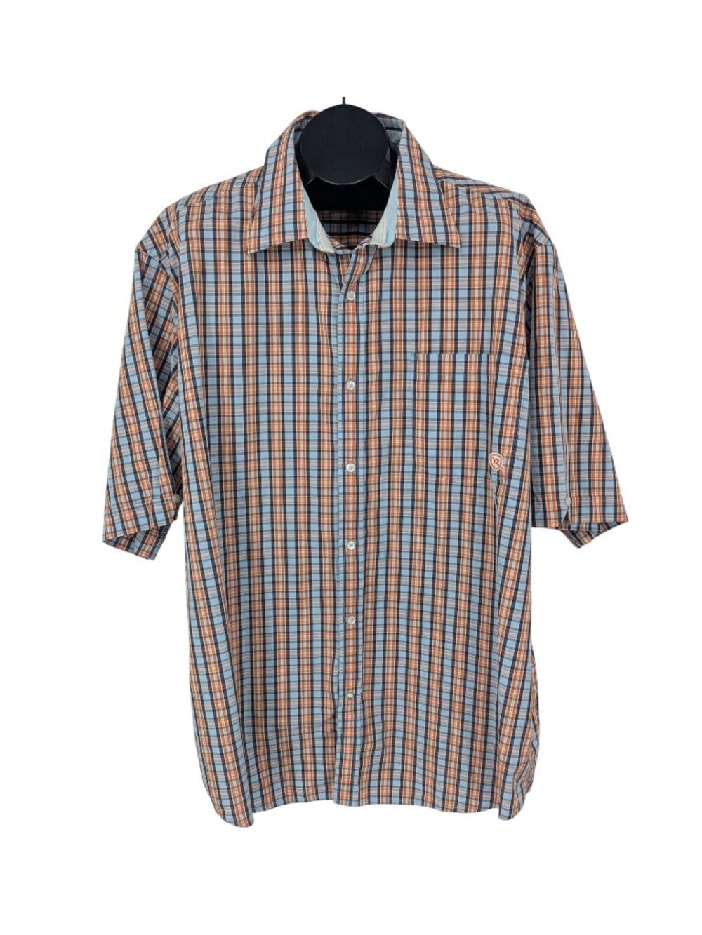 Vtg Rocawear Plaid Button Up Y2K Hip Hop Streetwear Urban Skate Casual 3XLarge